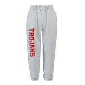 USC Trojans Women's Hype and Vice Heather Gray Basic Sweatpants